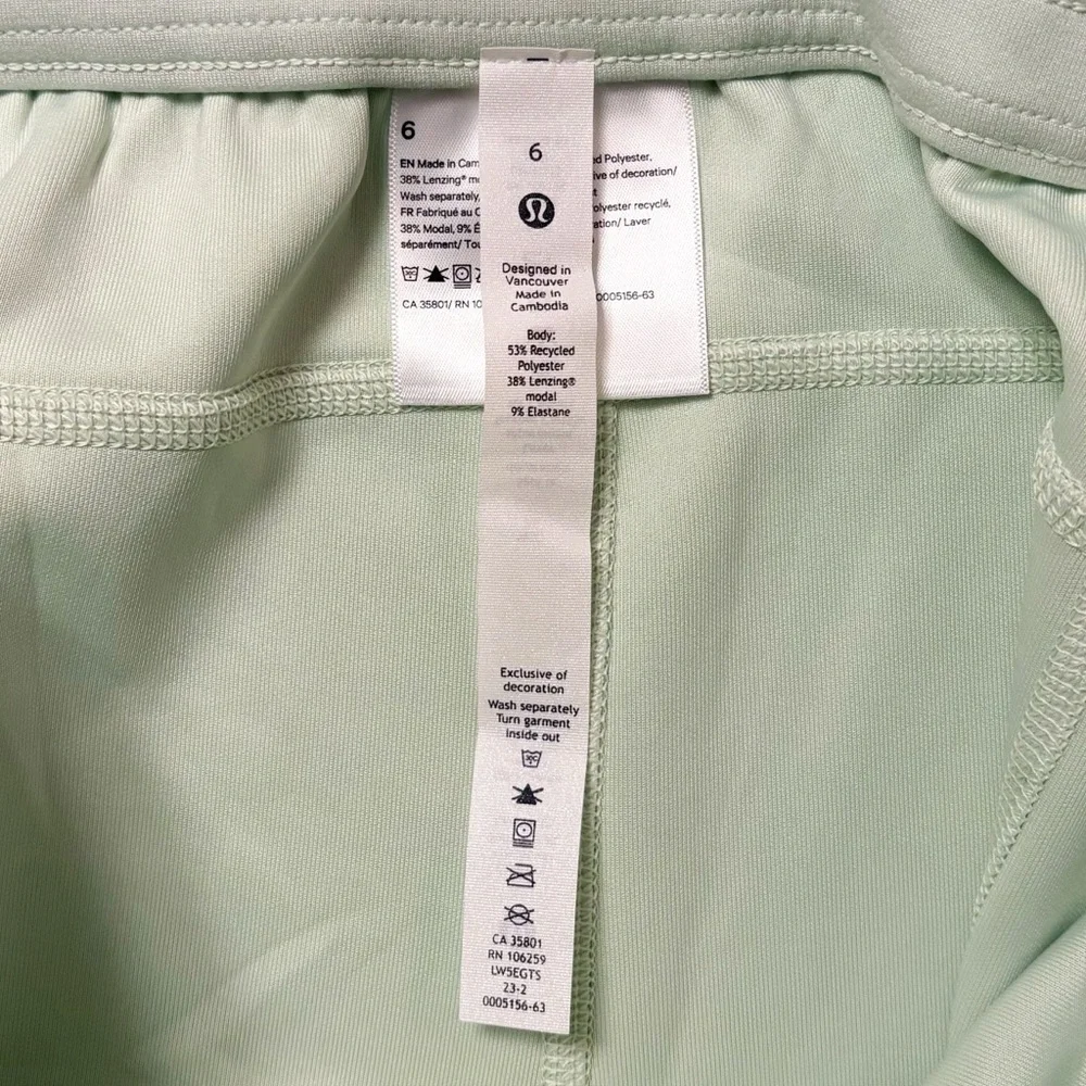 Lululemon Softstreme High-Rise‎ Pant Full Length in Kohlrabi Green